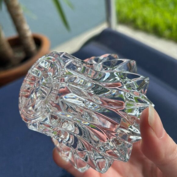 Vintage 1970's Cristal D'Arques France Cheverny Lead Crystal Taper Candle Holder - Picture 3 of 3